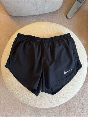 Nike Black Women’s Athletic Shorts with Reflective Swoosh
